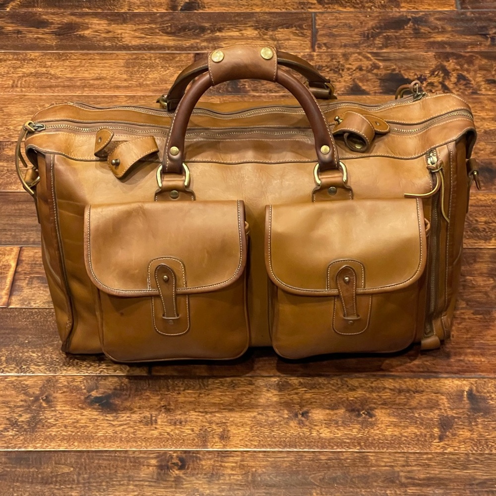 Vintage Marley Hodgson Ghurka Express No. 2 Leather Duffle Travel Bag USA